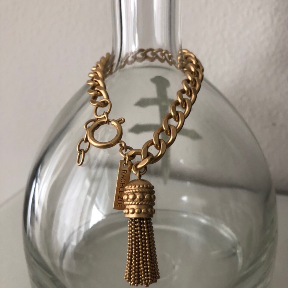 Rachel Zoe gold link bracelet